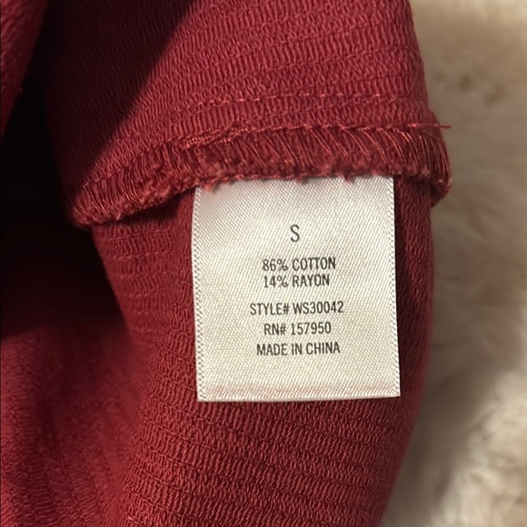 Harper Heritage Red A-line Mini Skirt Asymmetrical Wrap-NWT - Picture 5 of 7